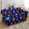 Pattern Print Ufo Alien Loveseat Cover-grizzshop