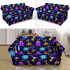 Pattern Print Ufo Alien Loveseat Cover-grizzshop