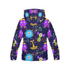 Pattern Print Ufo Alien Print Men Pullover Hoodie-grizzshop