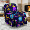 Pattern Print Ufo Alien Recliner Cover-grizzshop