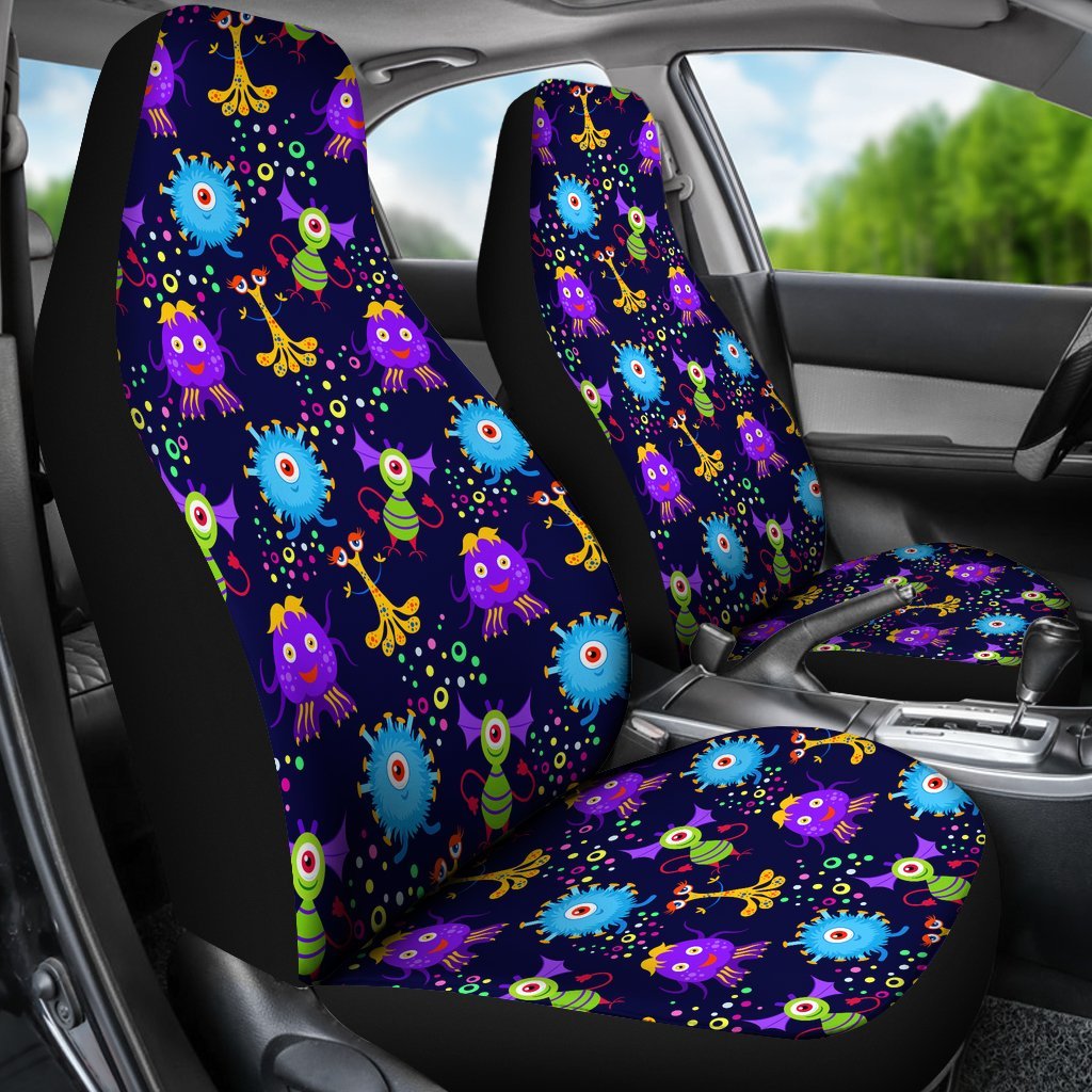 Pattern Print Ufo Alien Universal Fit Car Seat Cover-grizzshop