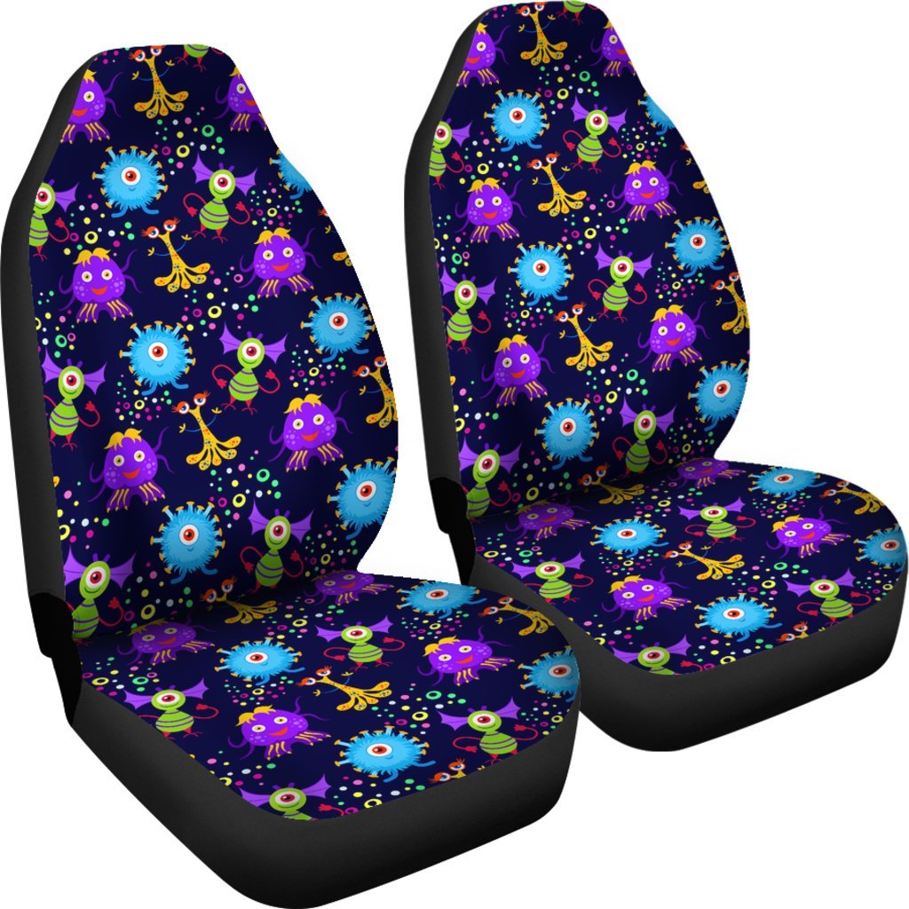 Pattern Print Ufo Alien Universal Fit Car Seat Cover-grizzshop