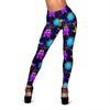 Pattern Print Ufo Alien Women Leggings-grizzshop