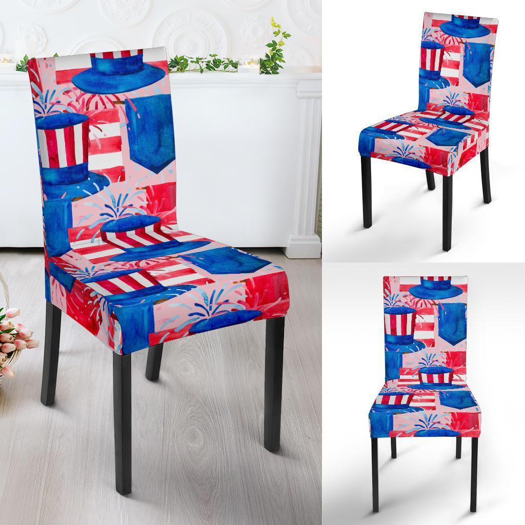 Pattern Print Uncle Sam Chair Cover-grizzshop