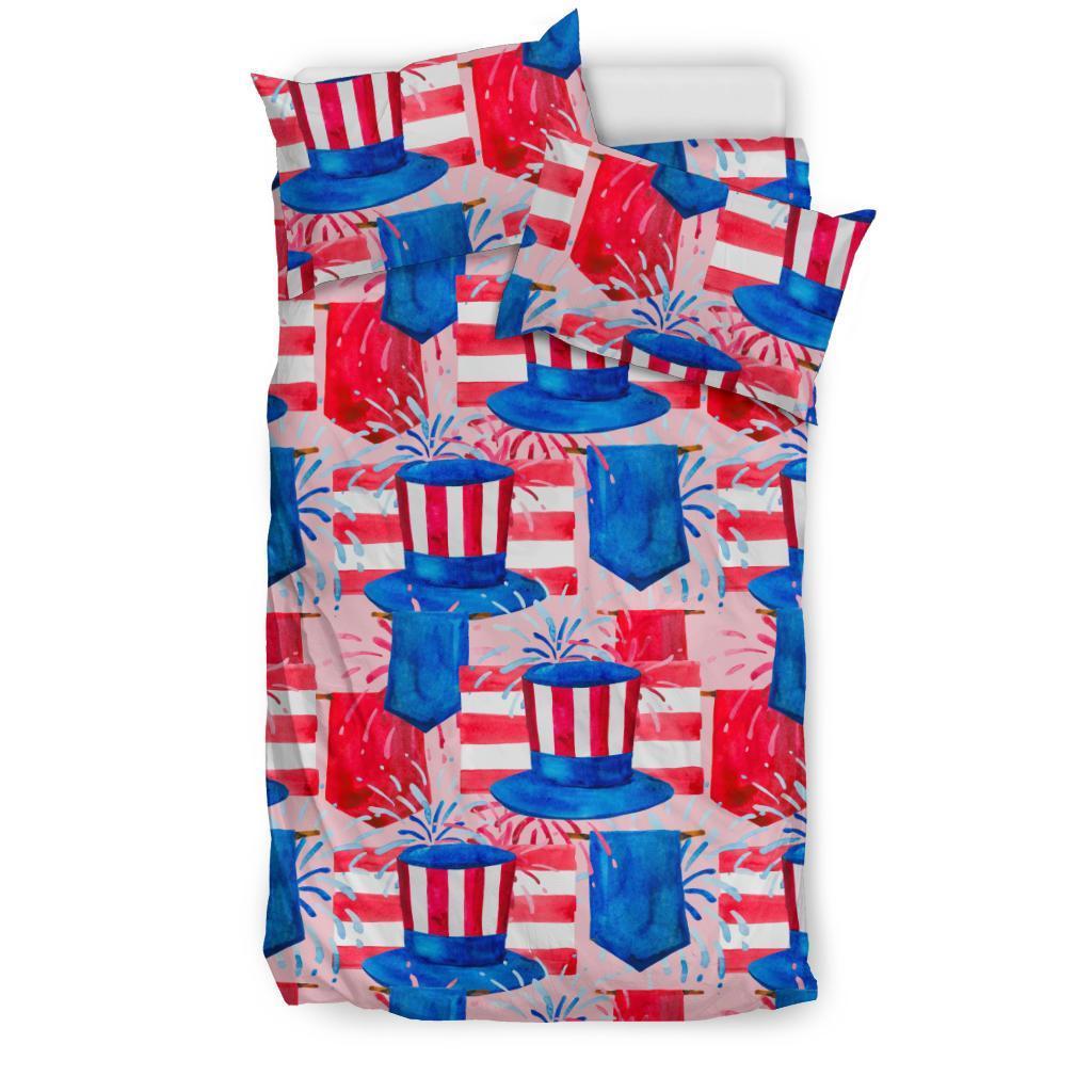 Pattern Print Uncle Sam Duvet Cover Bedding Set-grizzshop