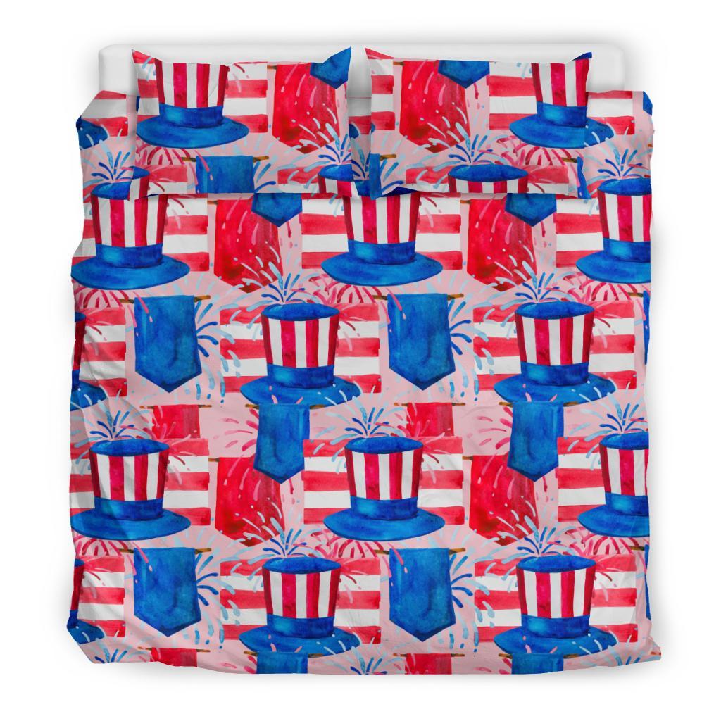 Pattern Print Uncle Sam Duvet Cover Bedding Set-grizzshop