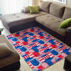 Pattern Print Uncle Sam Floor Mat-grizzshop