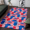 Pattern Print Uncle Sam Floor Mat-grizzshop