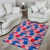 Pattern Print Uncle Sam Floor Mat-grizzshop