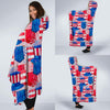 Load image into Gallery viewer, Pattern Print Uncle Sam Hooded Blanket-grizzshop