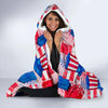 Load image into Gallery viewer, Pattern Print Uncle Sam Hooded Blanket-grizzshop