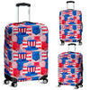 Pattern Print Uncle Sam Luggage Cover Protector-grizzshop