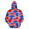 Pattern Print Uncle Sam Men Women Pullover Hoodie-grizzshop