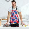 Pattern Print Uncle Sam Men's Apron-grizzshop