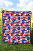 Pattern Print Uncle Sam Quilt-grizzshop