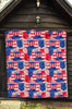 Pattern Print Uncle Sam Quilt-grizzshop