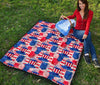 Pattern Print Uncle Sam Quilt-grizzshop