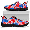 Pattern Print Uncle Sam Sneaker Shoes For Men Women-grizzshop