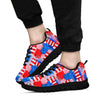 Pattern Print Uncle Sam Sneaker Shoes For Men Women-grizzshop