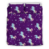 Pattern Print Unicorn Duvet Cover Bedding Set-grizzshop