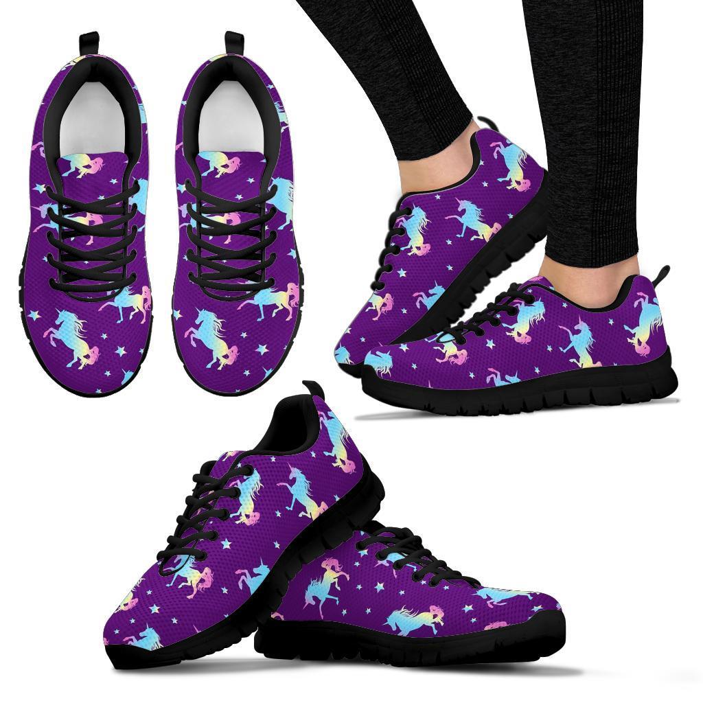 Pattern Print Unicorn Sneaker Shoes For Men Women-grizzshop