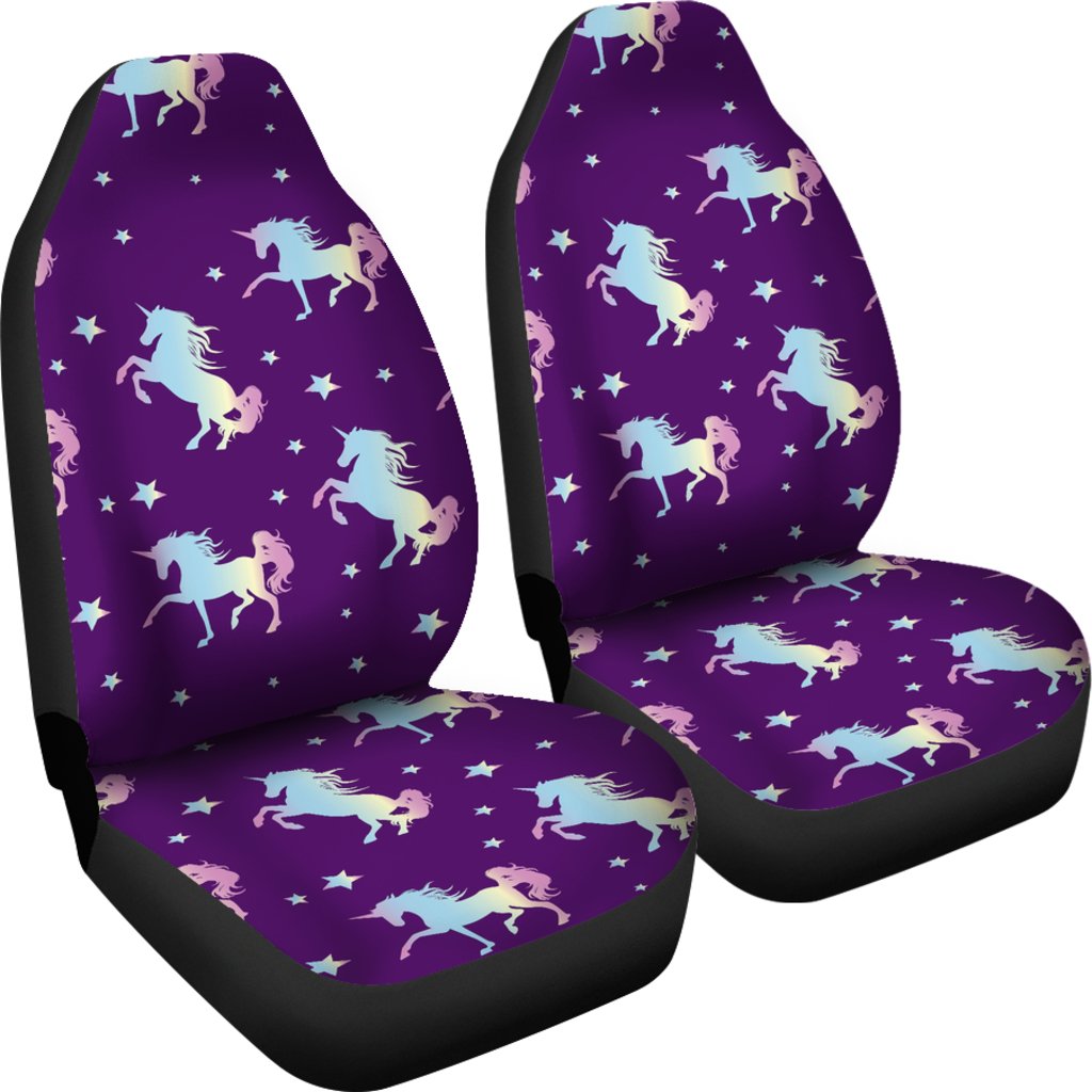 Pattern Print Unicorn Universal Fit Car Seat Covers-grizzshop