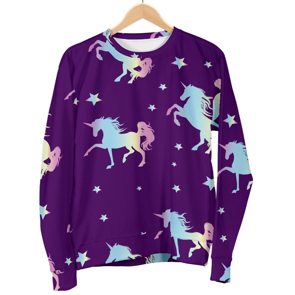 Pattern Print Unicorn Women's Sweatshirt-grizzshop