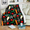 Pattern Print Vegan Blanket-grizzshop