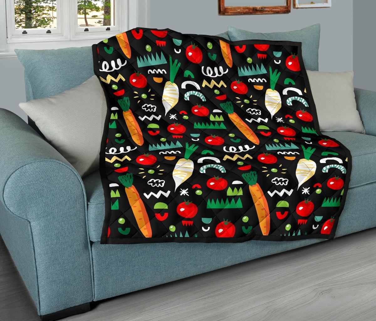 Pattern Print Vegan Quilt-grizzshop