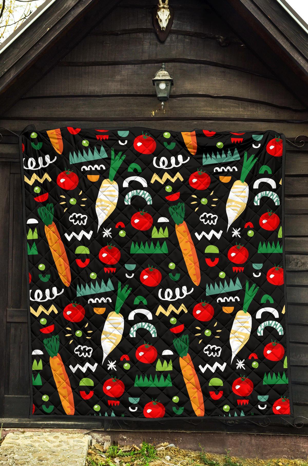 Pattern Print Vegan Quilt-grizzshop