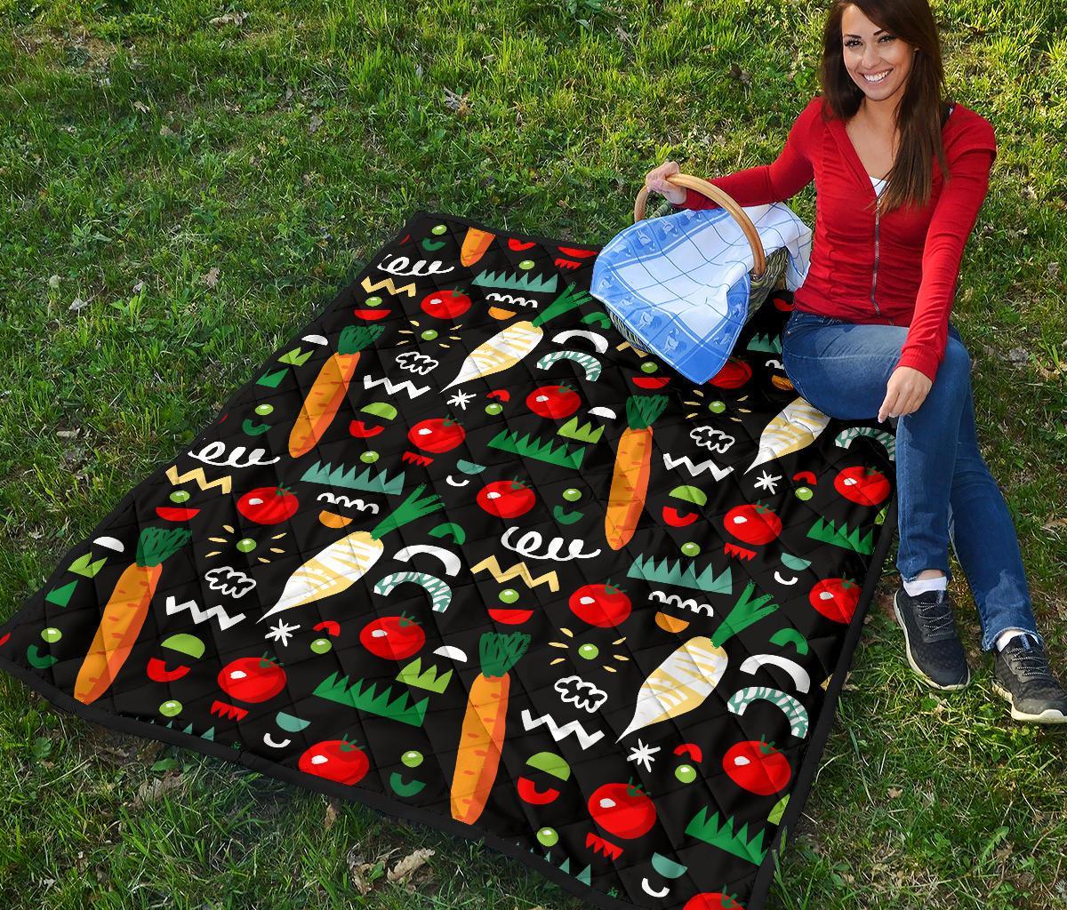 Pattern Print Vegan Quilt-grizzshop