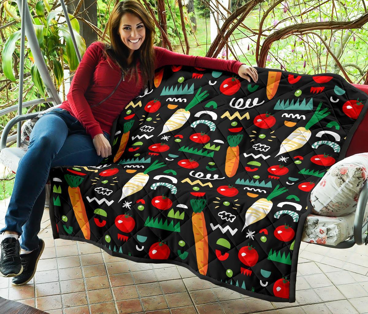 Pattern Print Vegan Quilt-grizzshop