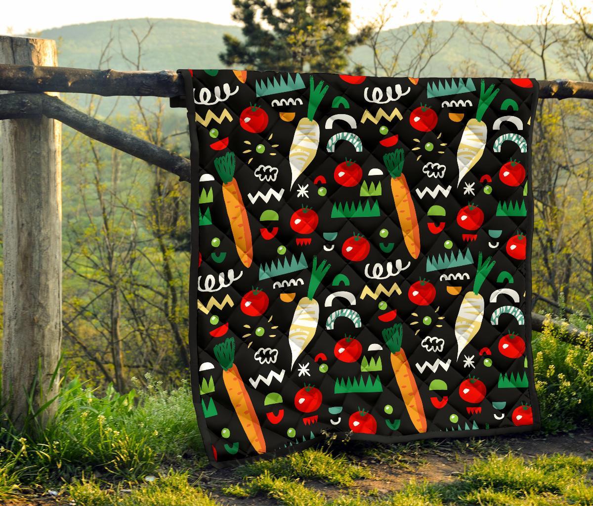 Pattern Print Vegan Quilt-grizzshop