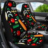 Pattern Print Vegan Universal Fit Car Seat Covers-grizzshop