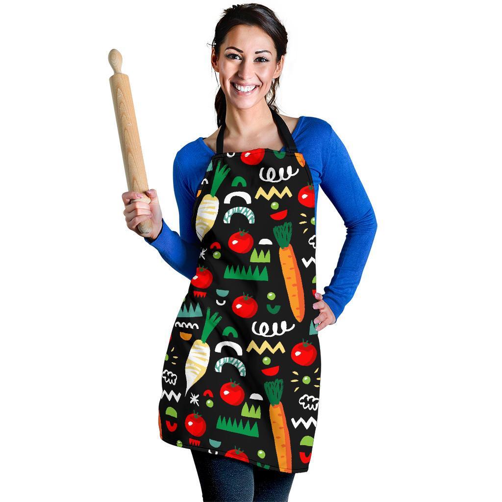 Pattern Print Vegan Women's Apron-grizzshop