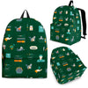 Pattern Print Veterianary Backpack-grizzshop