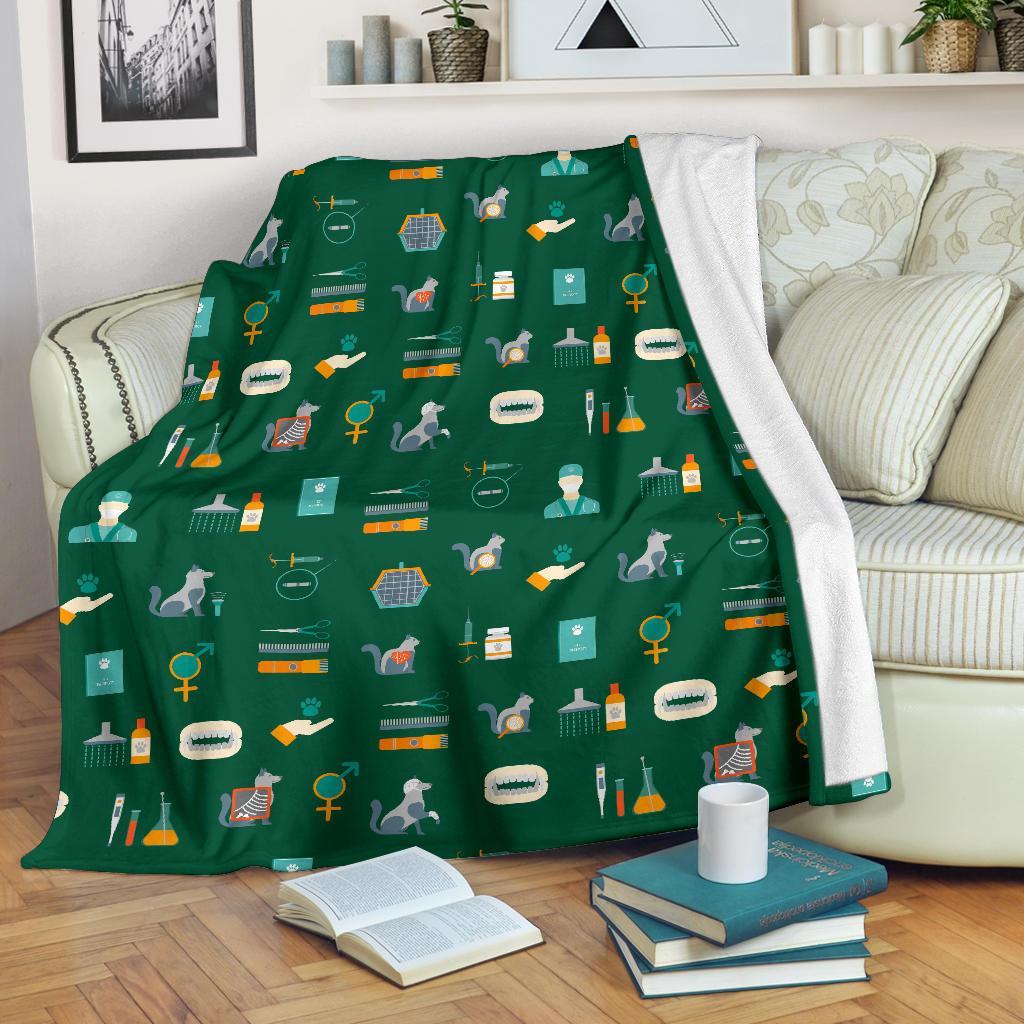 Pattern Print Veterianary Blanket-grizzshop