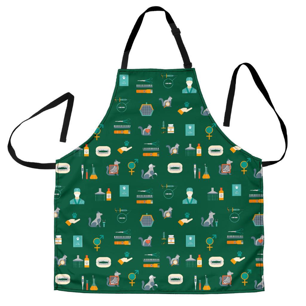 Pattern Print Veterianary Men's Apron-grizzshop