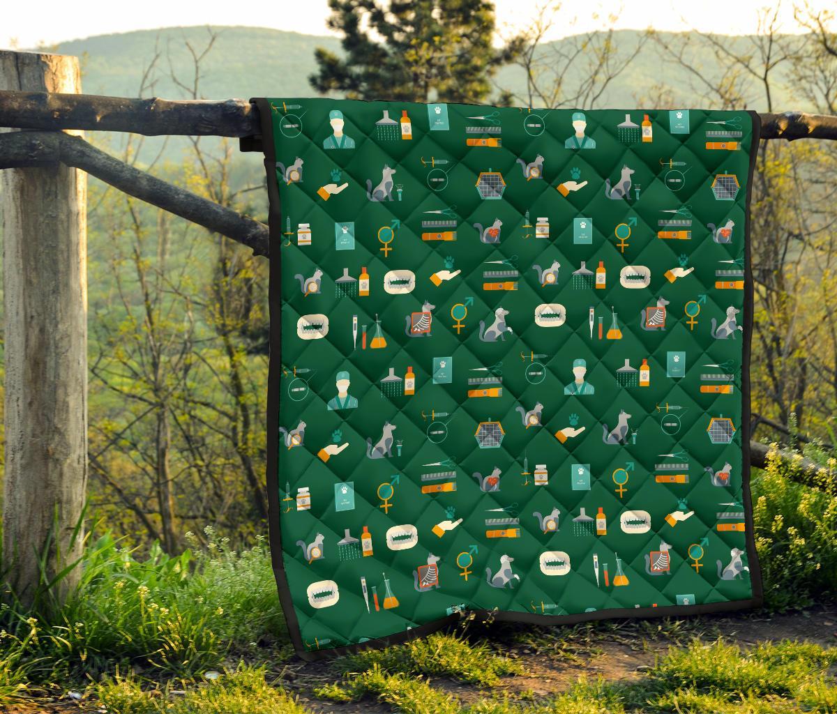 Pattern Print Veterianary Quilt-grizzshop