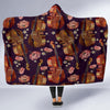 Pattern Print Violin Hooded Blanket-grizzshop