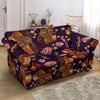 Pattern Print Violin Loveseat Cover-grizzshop