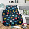 Pattern Print Virus Bacteria Blanket-grizzshop