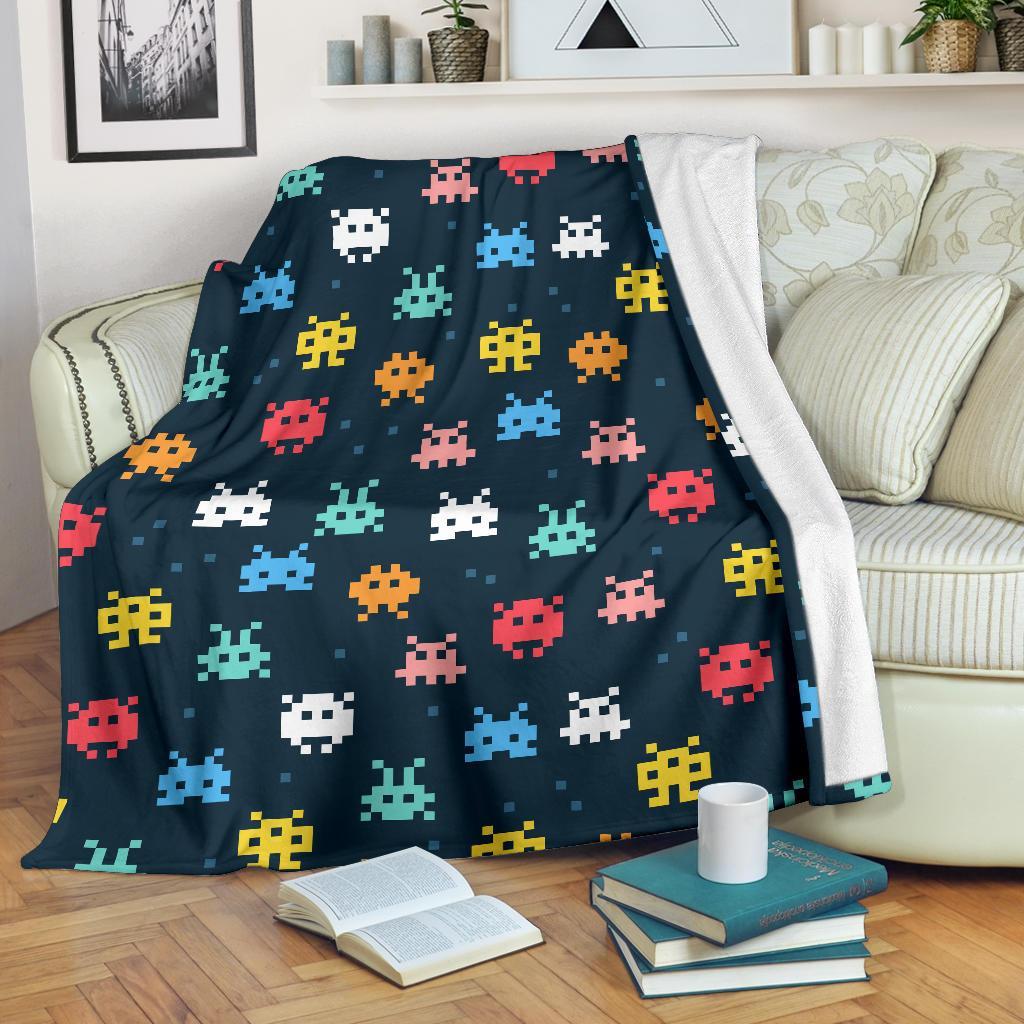 Pattern Print Virus Bacteria Blanket-grizzshop