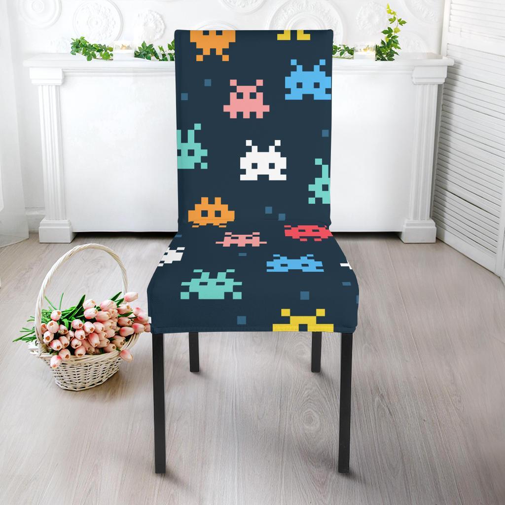 Pattern Print Virus Bacteria Chair Cover-grizzshop