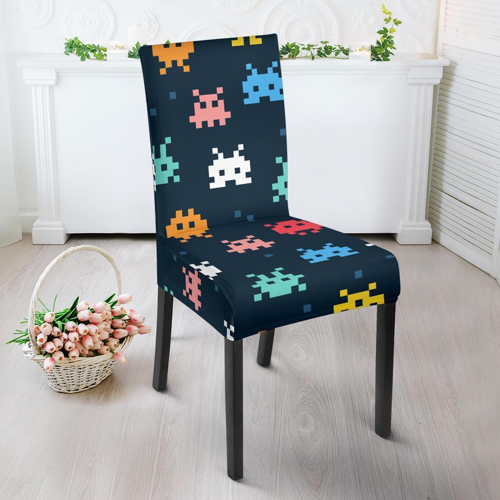 Pattern Print Virus Bacteria Chair Cover-grizzshop