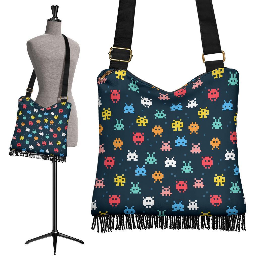 Pattern Print Virus Bacteria Crossbody bags-grizzshop