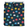 Pattern Print Virus Bacteria Duvet Cover Bedding Set-grizzshop