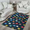 Pattern Print Virus Bacteria Floor Mat-grizzshop