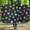 Load image into Gallery viewer, Pattern Print Virus Bacteria Hooded Blanket-grizzshop