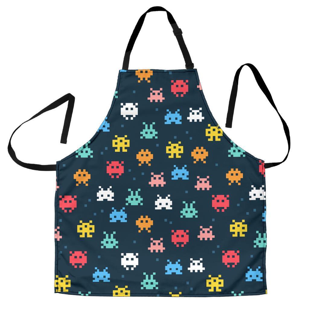 Pattern Print Virus Bacteria Men's Apron-grizzshop